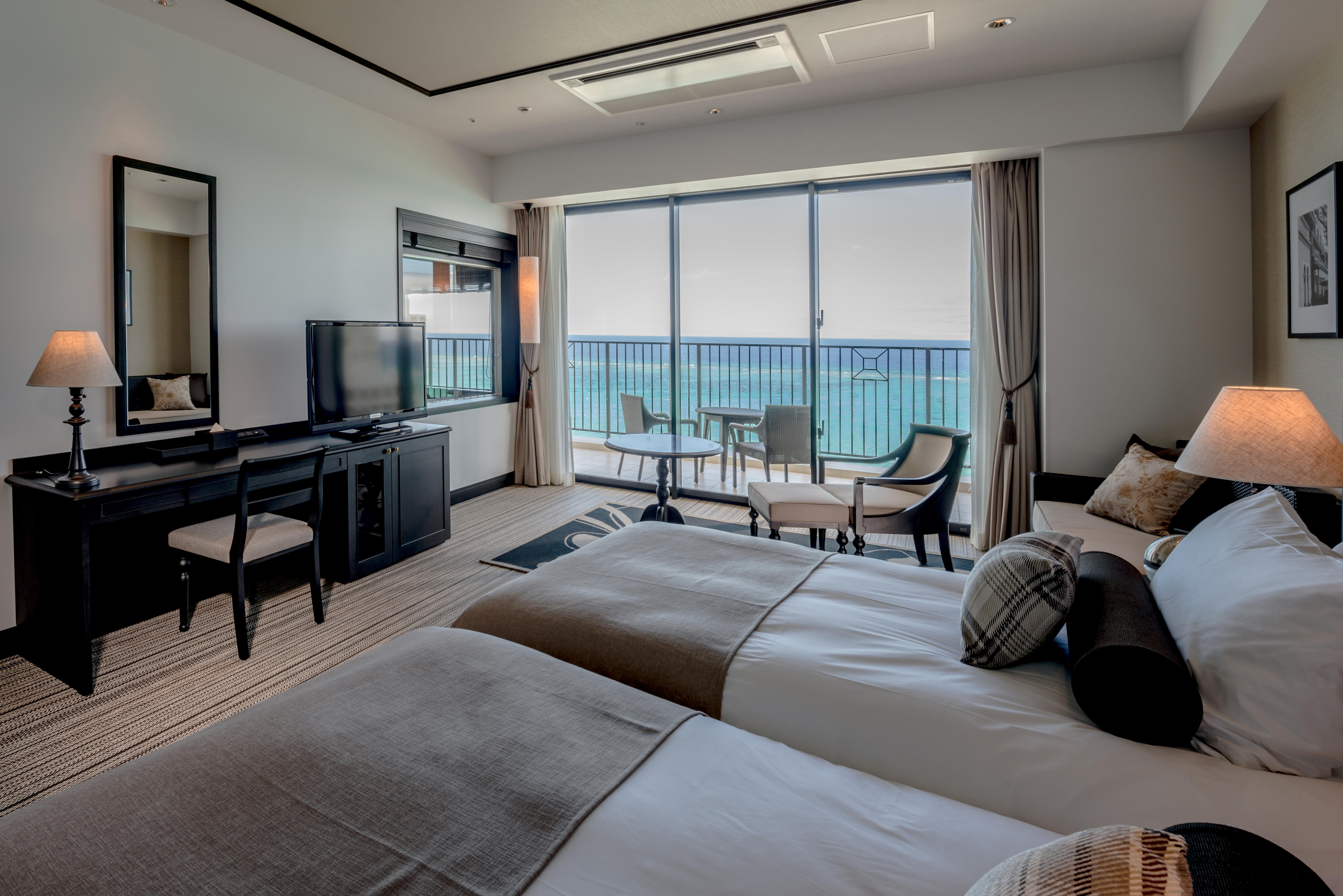 Hotel Monterey Okinawa Spa & Resort Онна Екстериор снимка Deluxe Ocean View Room